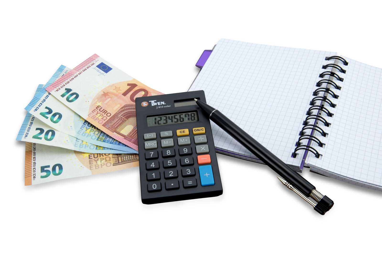 TWEN Taschenrechner J-810 schwarz
