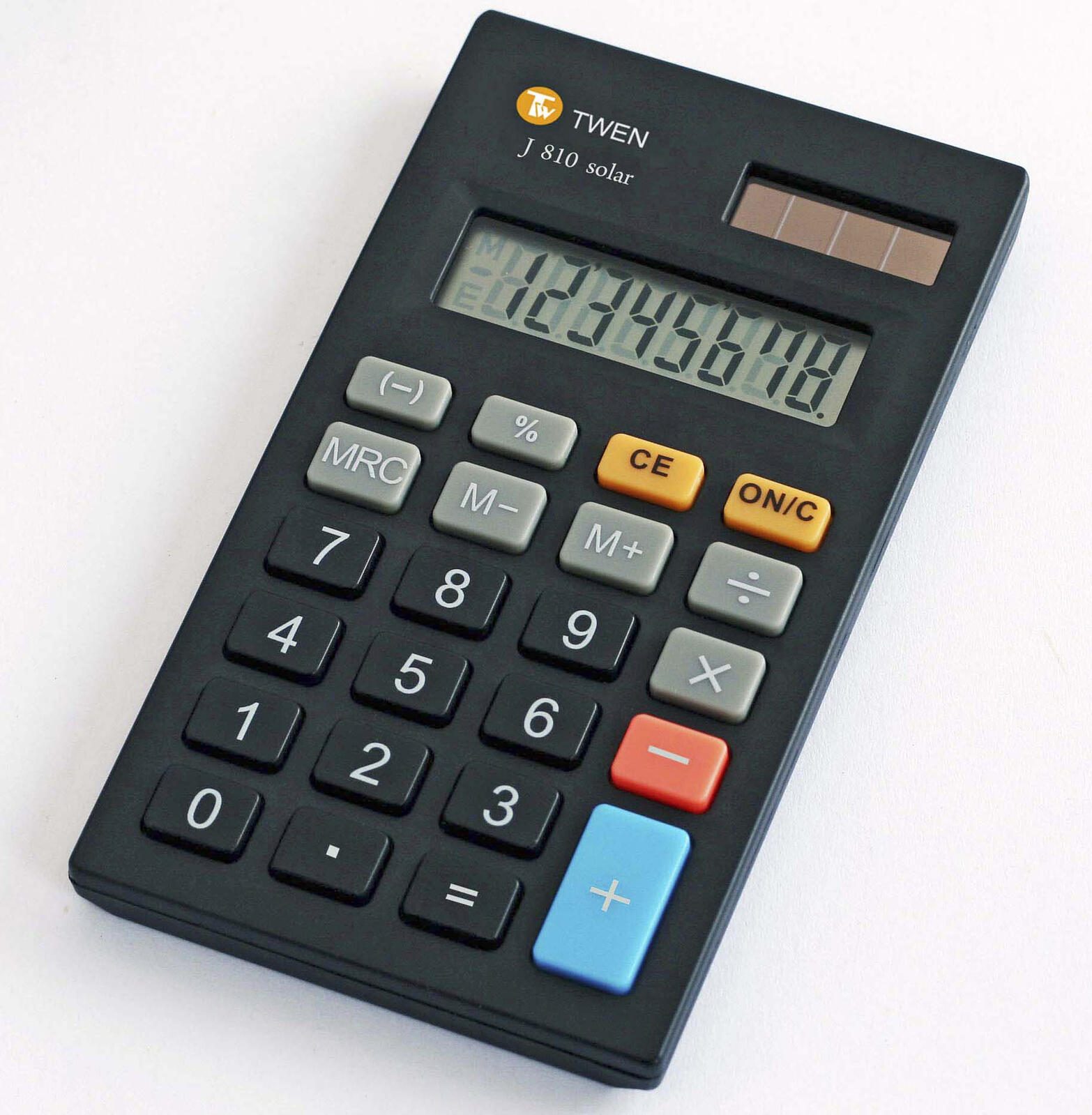 TWEN Taschenrechner J-810 schwarz
