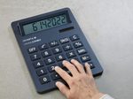 OLYMPIA Tischrechner Jumbo LCD-908 schwarz
