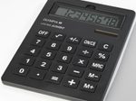 OLYMPIA Tischrechner Jumbo LCD-908 schwarz