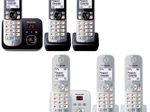 Panasonic Schnurloses Telefon-Set mit Anrufbeantworter KX-TG6823GB schwarz-silber