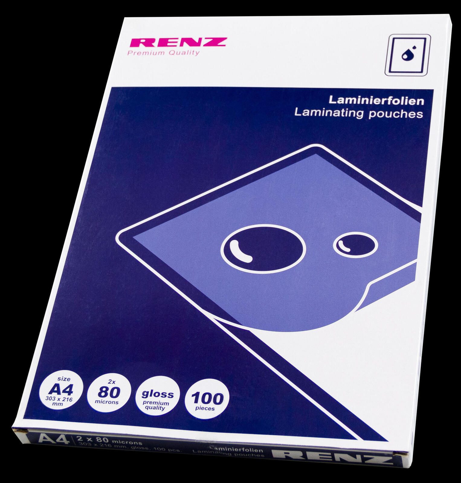 RENZ Laminierfolien glänzend 80 mikron A4