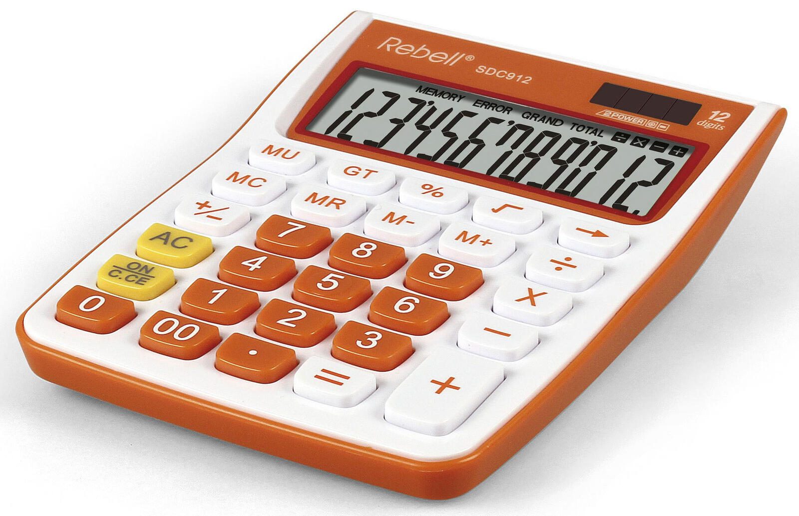 Rebell Tischrechner SDC912 orange/weiß