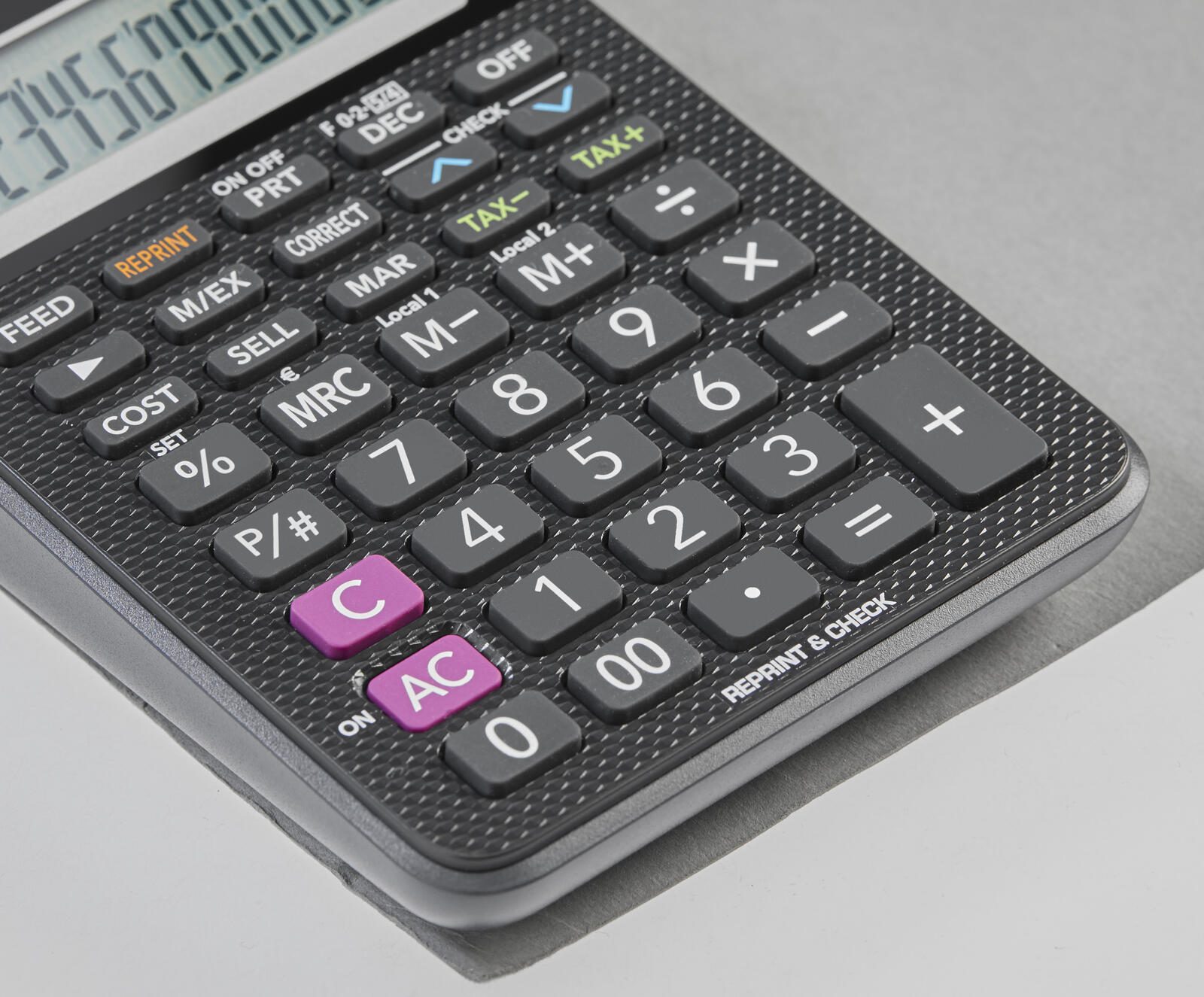 CASIO Tischrechner druckend HR-8RCE schwarz