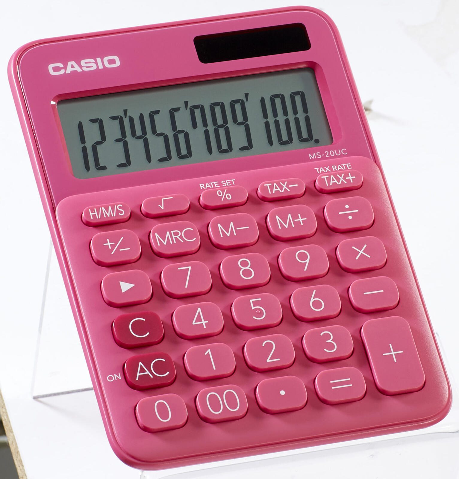 CASIO Tischrechner MS-20UC pink