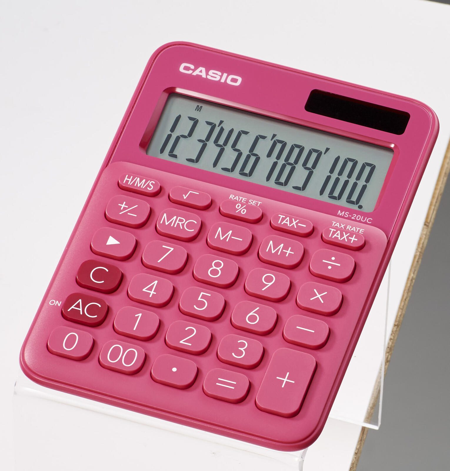 CASIO Tischrechner MS-20UC pink