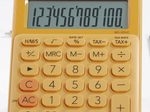 CASIO Tischrechner MS-20UC orange