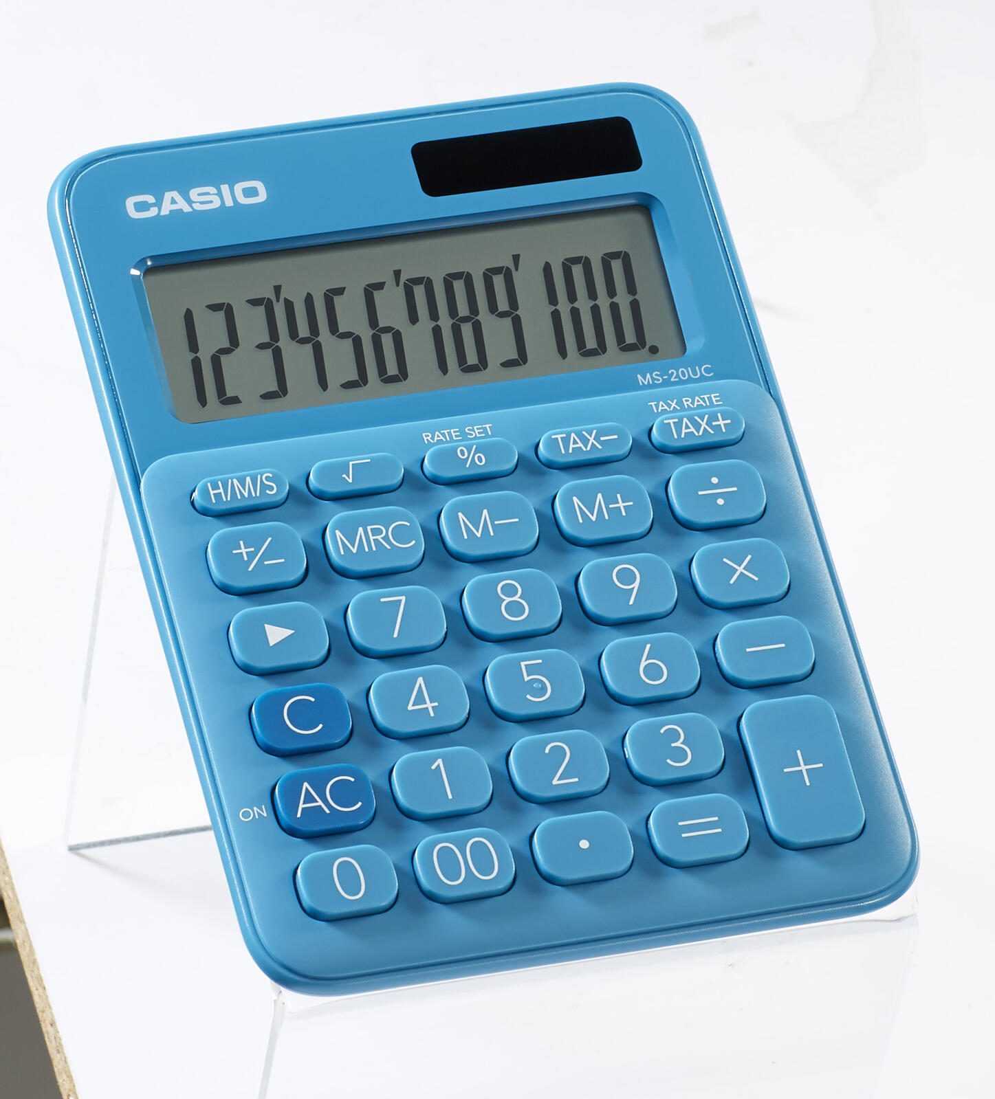 CASIO Tischrechner MS-20UC blau