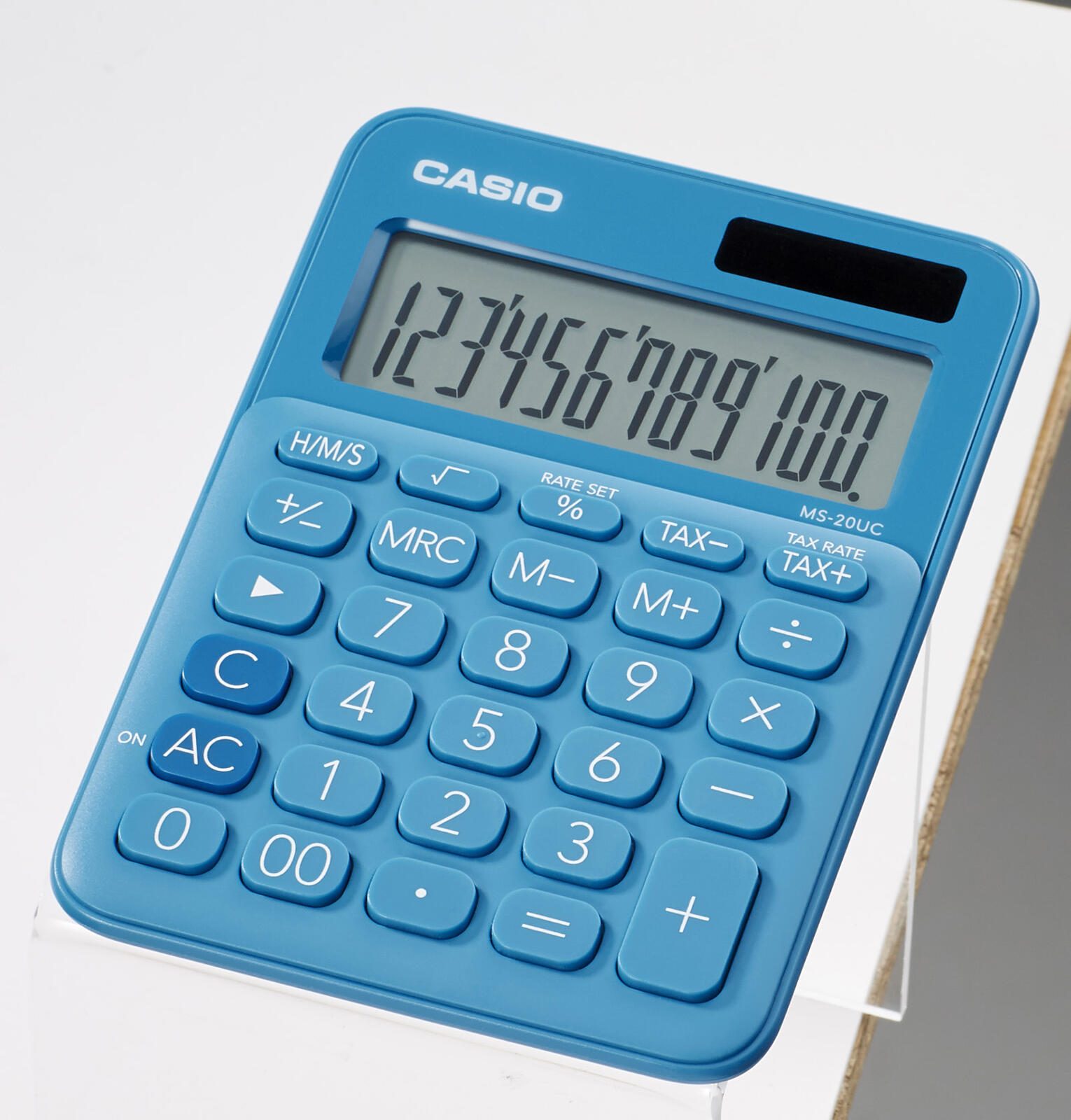 CASIO Tischrechner MS-20UC blau