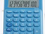CASIO Tischrechner MS-20UC blau