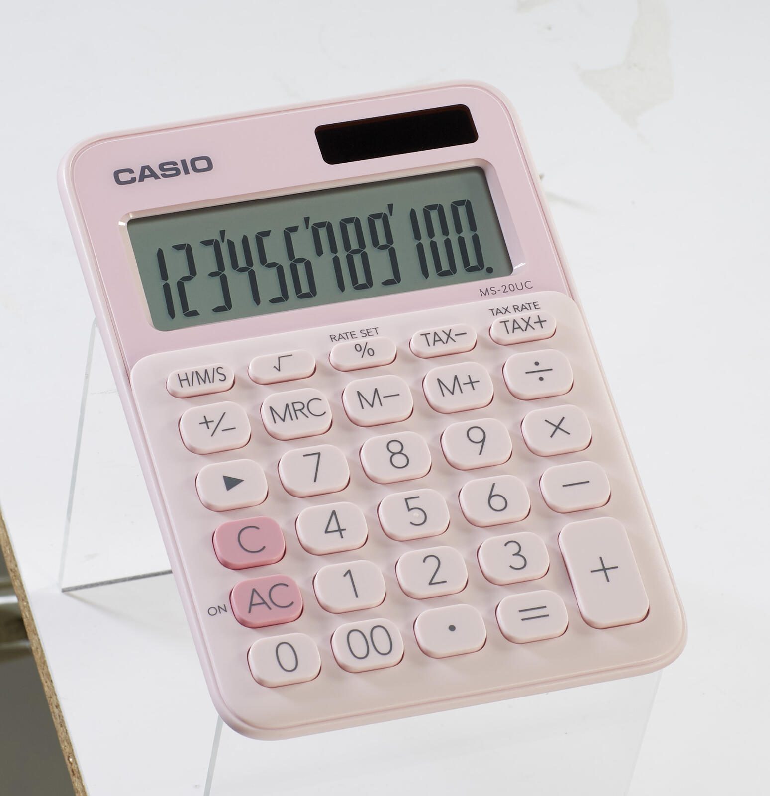 CASIO Tischrechner MS-20UC rosa
