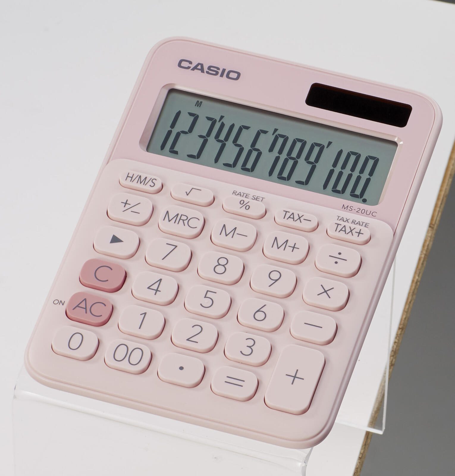 CASIO Tischrechner MS-20UC rosa