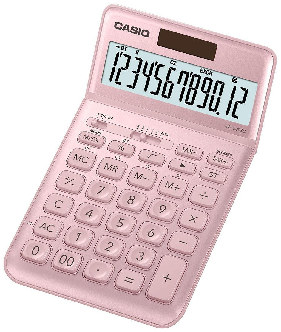 CASIO Tischrechner JW-200SC rosa