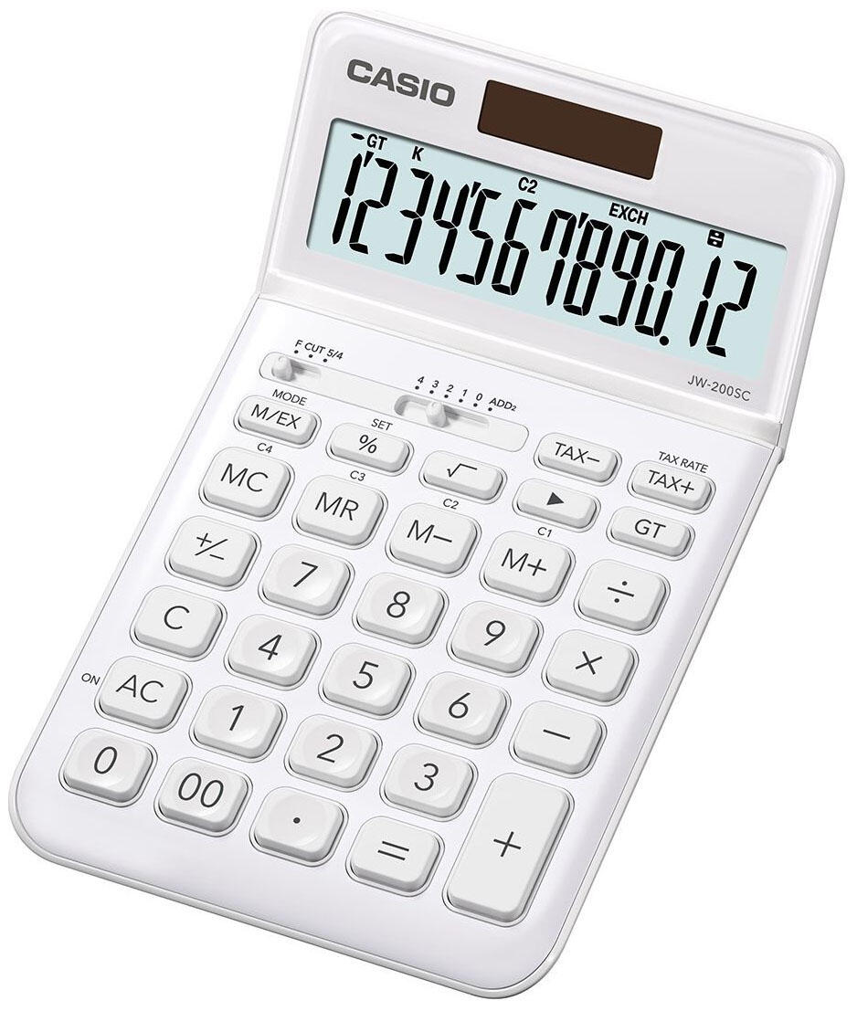 CASIO Tischrechner JW-200SC weiß