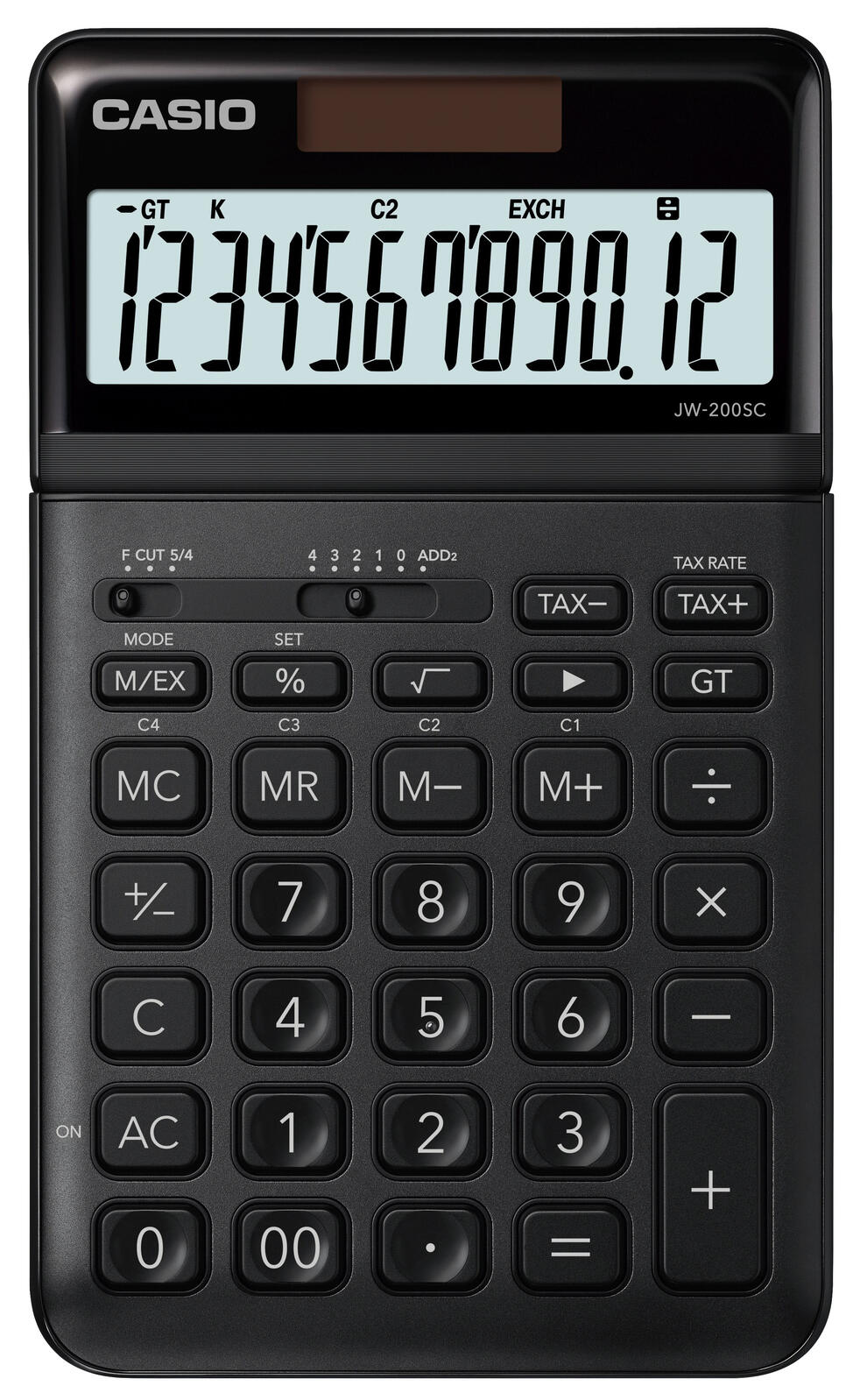 CASIO Tischrechner JW-200SC schwarz