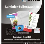 LMG Laminierfolien glänzend 125 mikron A3