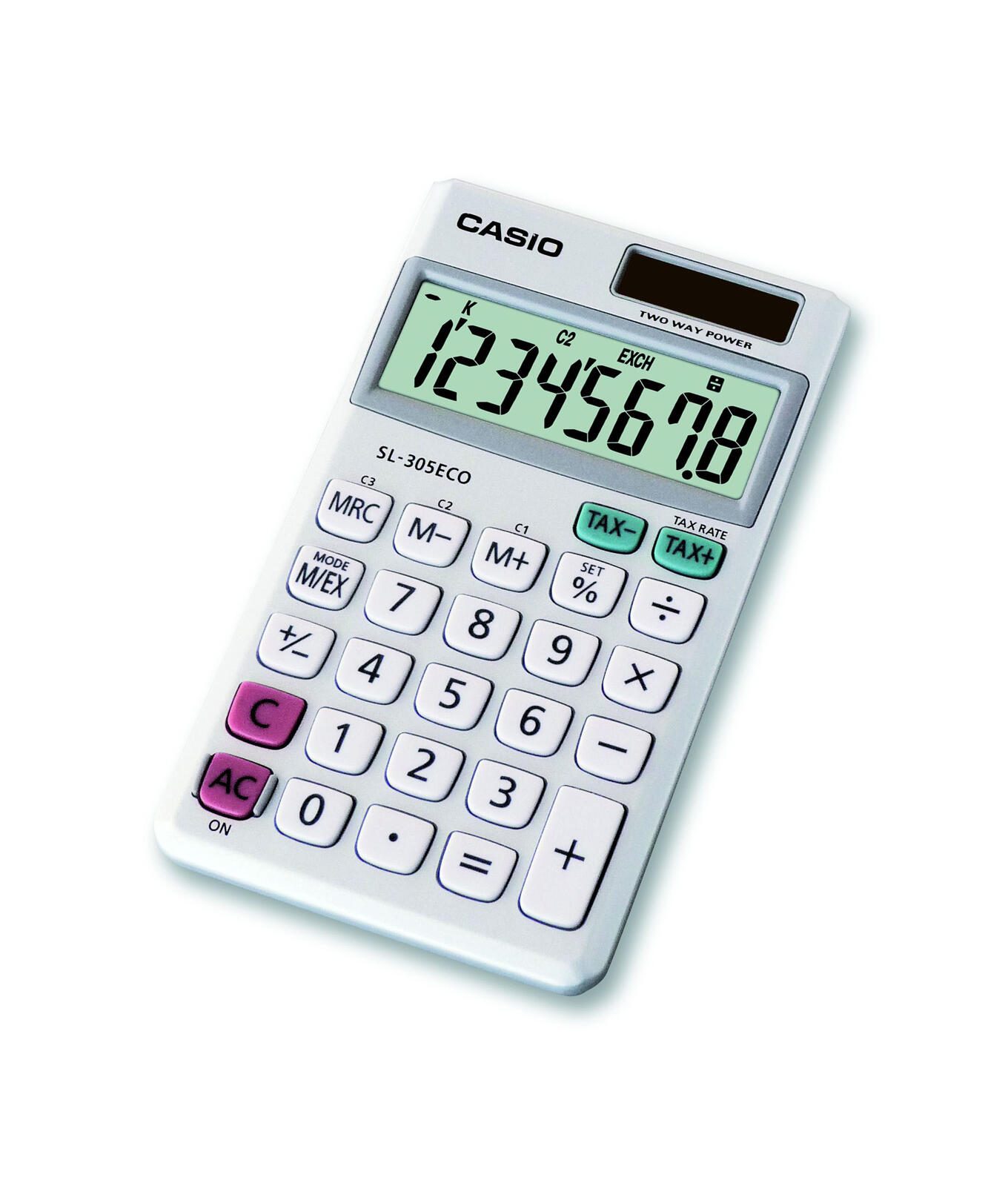 CASIO Taschenrechner SL-305ECO silber