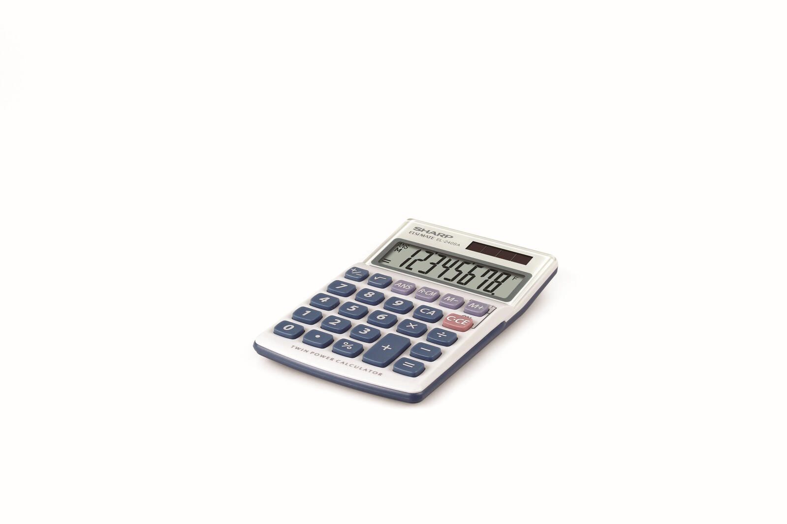 Sharp Taschenrechner EL-240SA lichtgrau