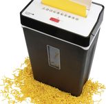 OLYMPIA PS55CC Aktenvernichter mit Partikelschnitt bis 10 Blatt schwarz