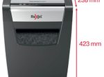 Rexel Momentum X410 Aktenvernichter mit Partikelschnitt bis 10 Blatt schwarz