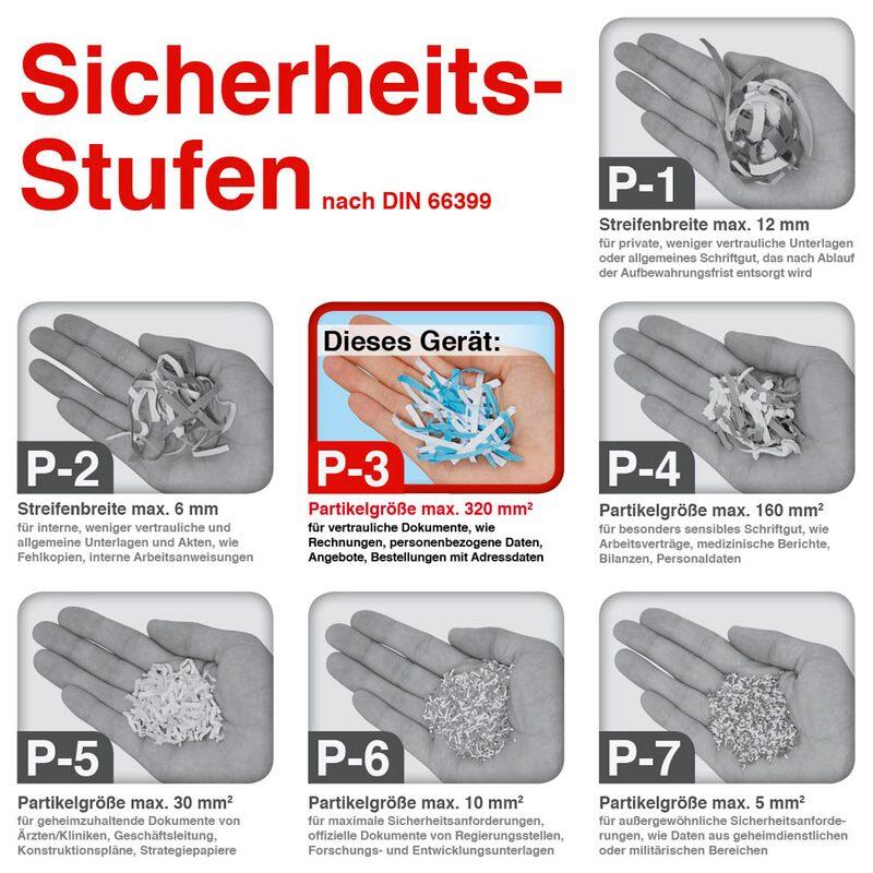 Rexel Momentum X312 Aktenvernichter mit Partikelschnitt bis 12 Blatt schwarz