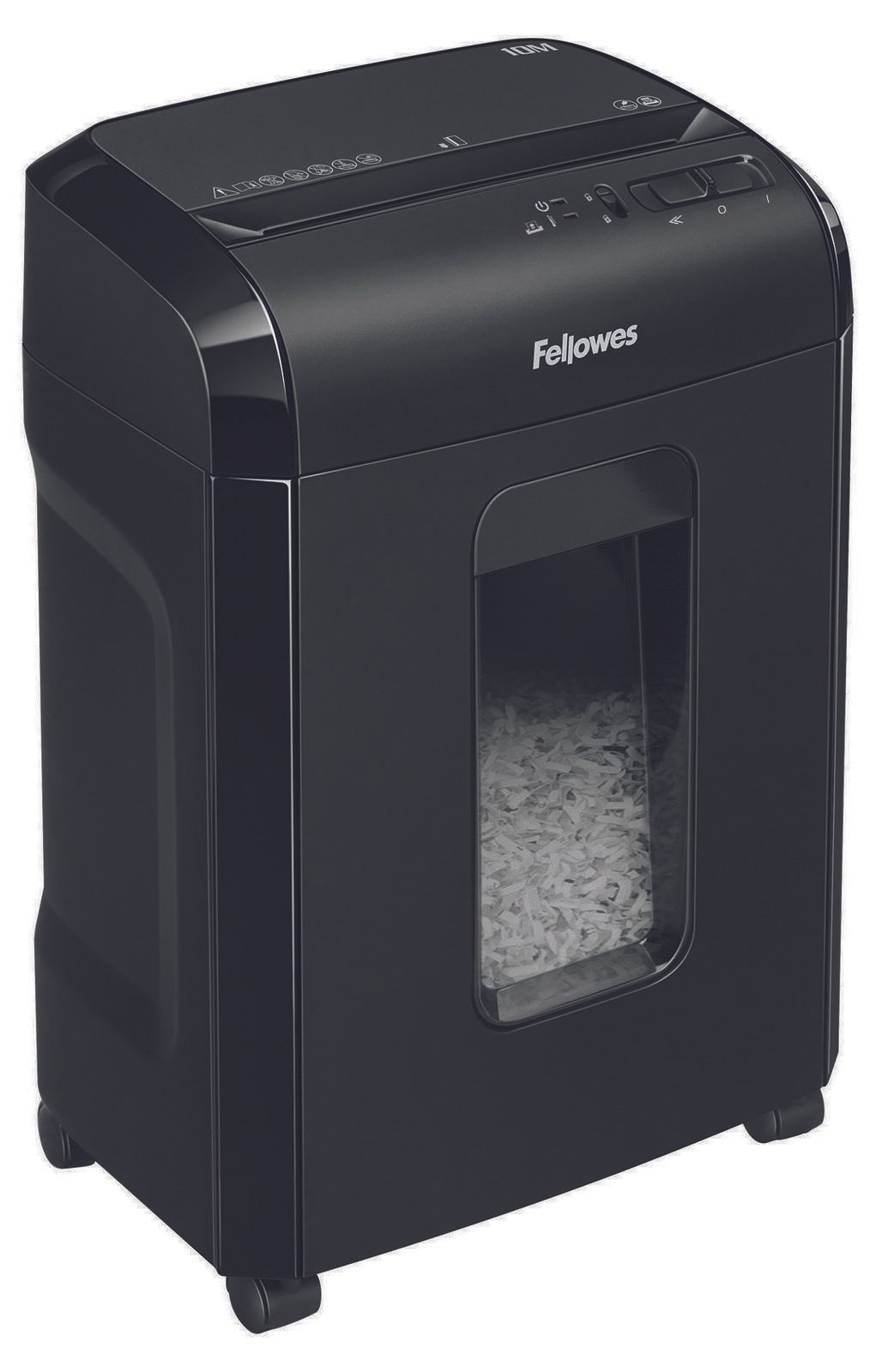 Fellowes Powershred 10M Aktenvernichter mit Partikelschnitt bis 10 Blatt schwarz