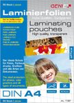 GENIE Laminierfolien glänzend 80 mikron A4