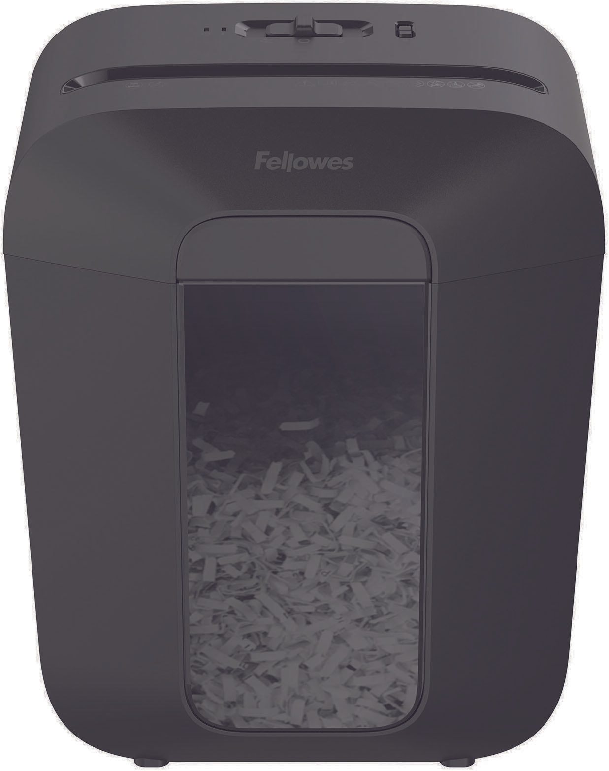 Fellowes Powershred LX45 Aktenvernichter mit Partikelschnitt bis 8 Blatt schwarz