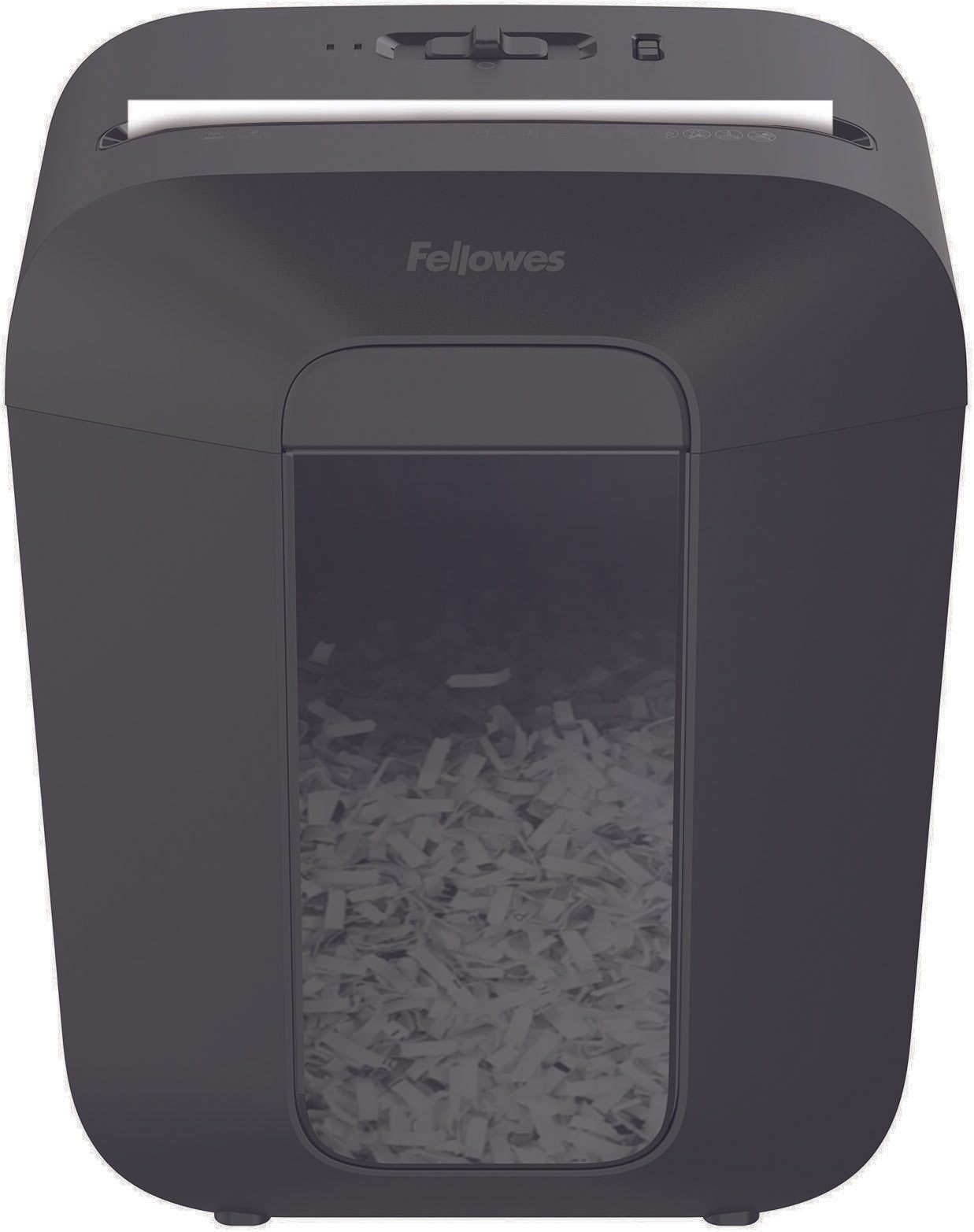 Fellowes Powershred LX45 Aktenvernichter mit Partikelschnitt bis 8 Blatt schwarz