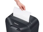 Fellowes Powershred LX45 Aktenvernichter mit Partikelschnitt bis 8 Blatt schwarz