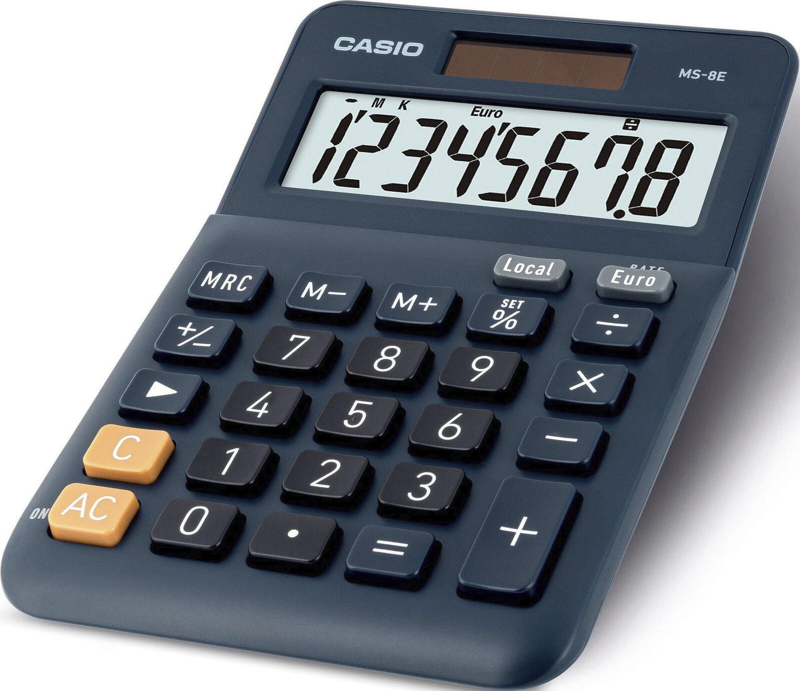 CASIO Tischrechner MS-8E blau