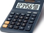 CASIO Tischrechner MS-8E blau