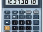CASIO Tischrechner MS-80E blau