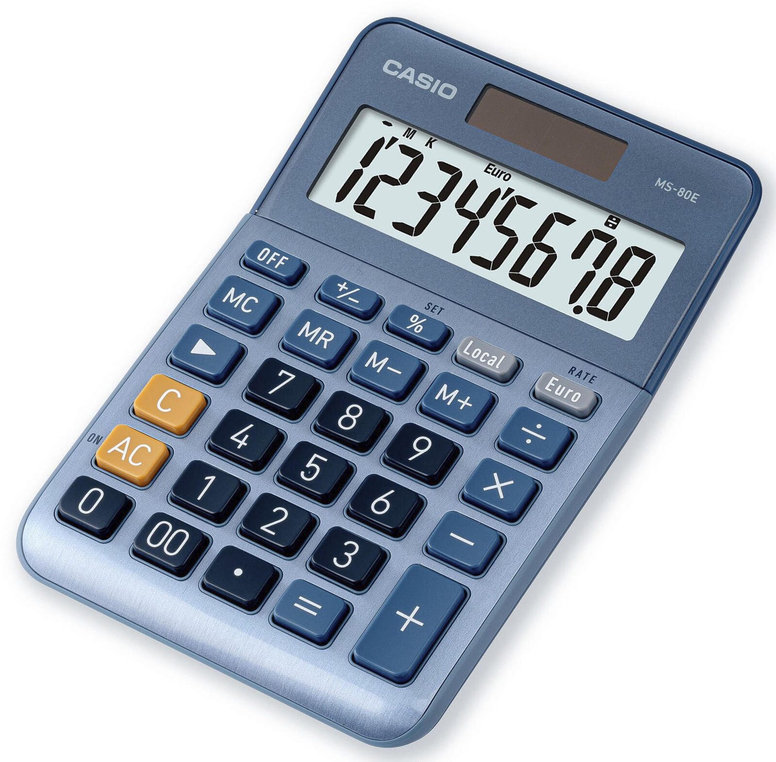 CASIO Tischrechner MS-80E blau
