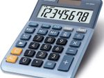 CASIO Tischrechner MS-88EM blau
