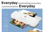 HP Laminierfolien glänzend 80 mikron A4