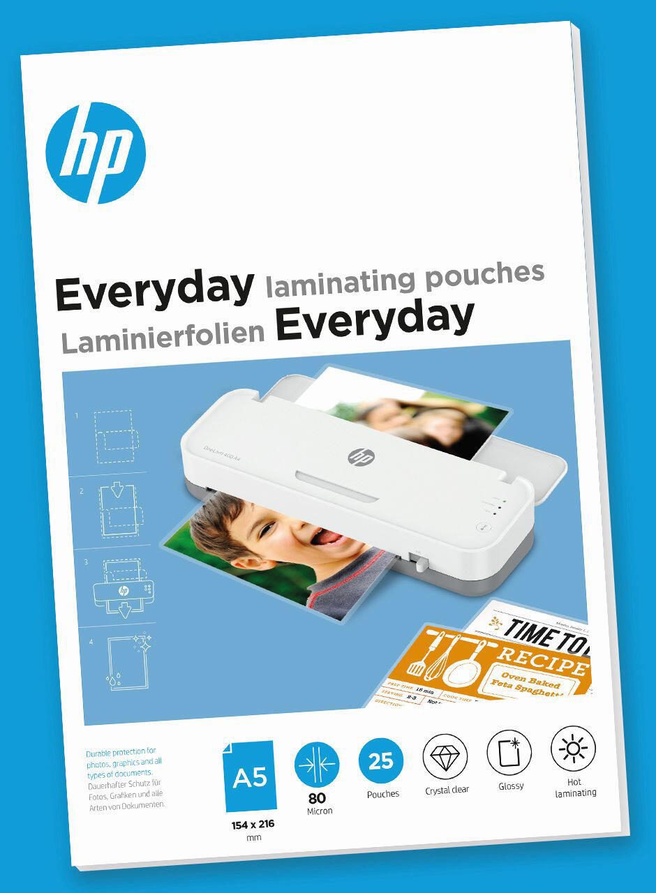 HP Laminierfolien glänzend 80 mikron A5