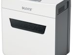 LEITZ Protect 3M Aktenvernichter mit Partikelschnitt bis 3 Blatt weiß