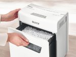 LEITZ Protect 3M Aktenvernichter mit Partikelschnitt bis 3 Blatt weiß