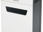 LEITZ Protect 4M Aktenvernichter mit Partikelschnitt bis 4 Blatt weiß