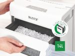 LEITZ Protect 4M Aktenvernichter mit Partikelschnitt bis 4 Blatt weiß