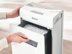 LEITZ Protect 6M Aktenvernichter mit Partikelschnitt bis 6 Blatt weiß