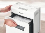LEITZ Protect 6X Aktenvernichter mit Partikelschnitt bis 6 Blatt weiß
