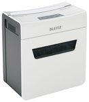 LEITZ Protect 6X Aktenvernichter mit Partikelschnitt bis 6 Blatt weiß