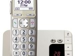 Panasonic Schnurloses Telefon mit Anrufbeantworter KX-TGE260GN champagner