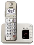Panasonic Schnurloses Telefon mit Anrufbeantworter KX-TGE260GN champagner
