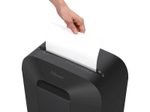 Fellowes Powershred LX25 Aktenvernichter mit Partikelschnitt bis 6 Blatt schwarz