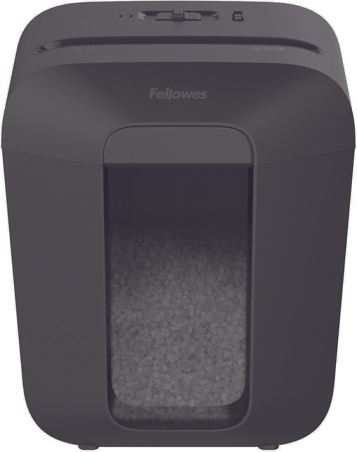 Fellowes Powershred LX41 Aktenvernichter mit Partikelschnitt bis 8 Blatt schwarz
