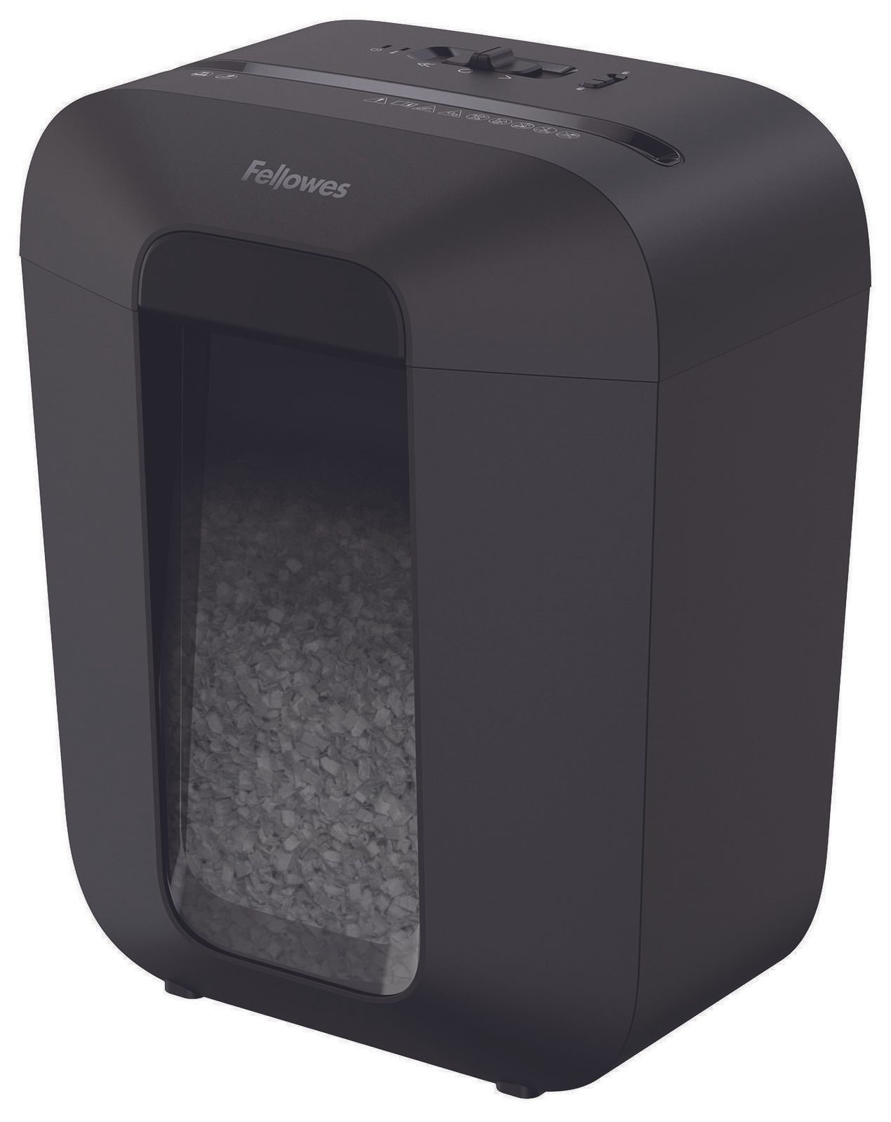Fellowes Powershred LX41 Aktenvernichter mit Partikelschnitt bis 8 Blatt schwarz