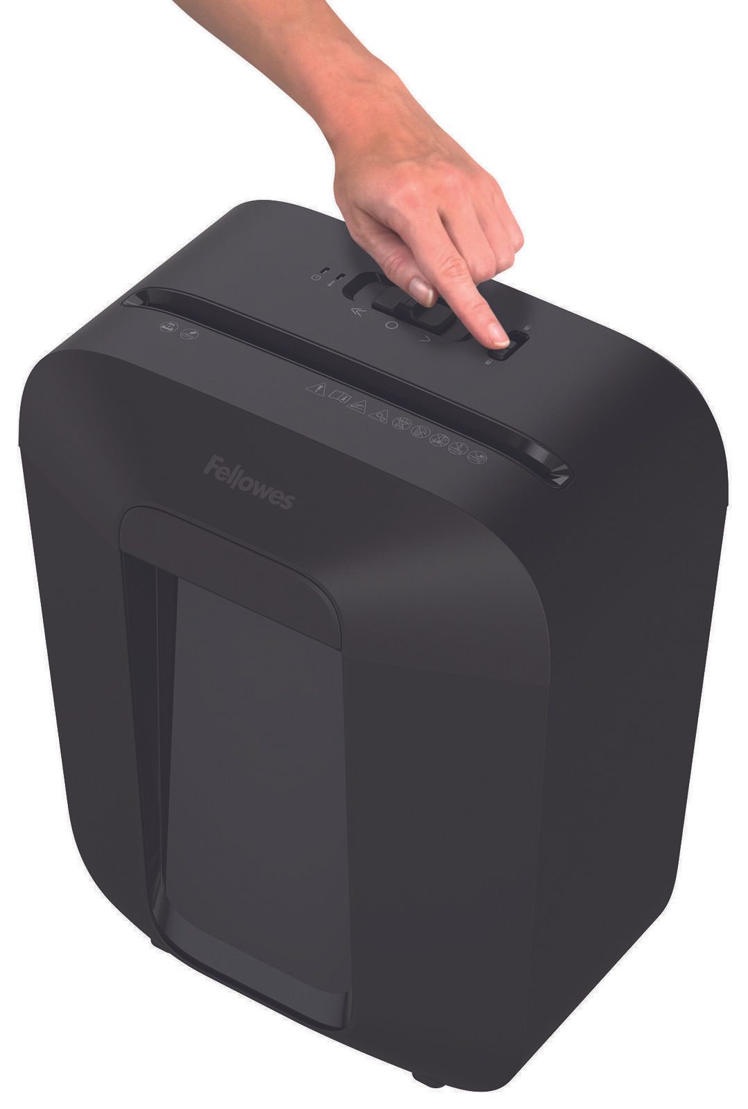 Fellowes Powershred LX41 Aktenvernichter mit Partikelschnitt bis 8 Blatt schwarz